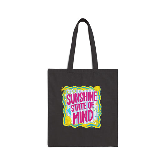 "Sunshine State of Mind" — Neurodivergent Pride Tote Bag | Canvas · 15" × 16" | Neubrave